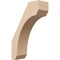 Ekena Millwork 3-inch W x 8-inch D x 12-inch H Legacy Rough Cedar Woodgrain TimberThane Knee Brace, Primed BRCUR03X08X12LECRCPR - alternate 1